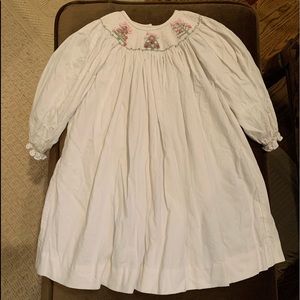 Christmas Corduroy Smocked Dress